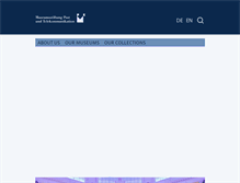 Tablet Screenshot of museumsstiftung.de